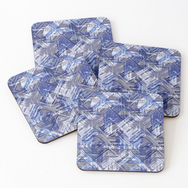 Item preview, Woodblock print geometric  designed and sold by Alessandro Remo Mazzoni Remotextiles.