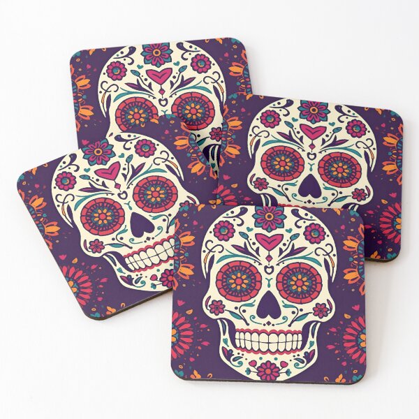 Item preview, Sugar Skull Halloween Skulls designed and sold by PatronesKawai.