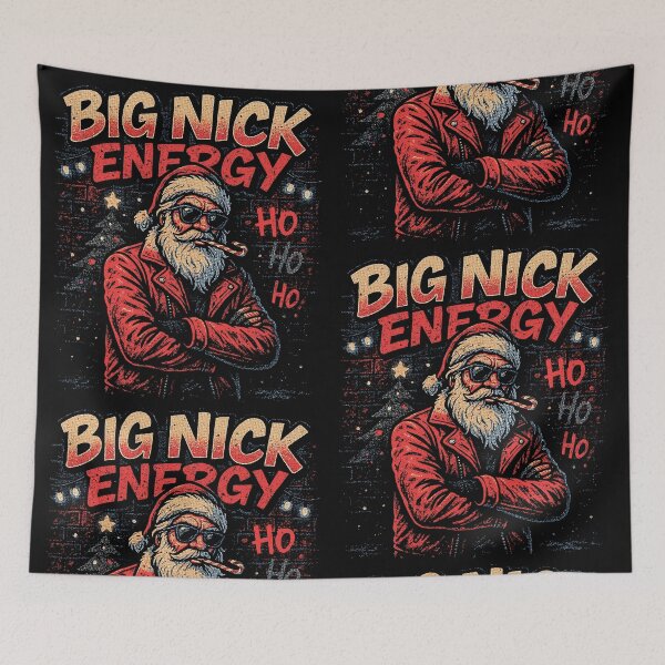 Item preview, Big Nick Energy – Alpha Claus Edition designed and sold by Buzzworthy Threads.
