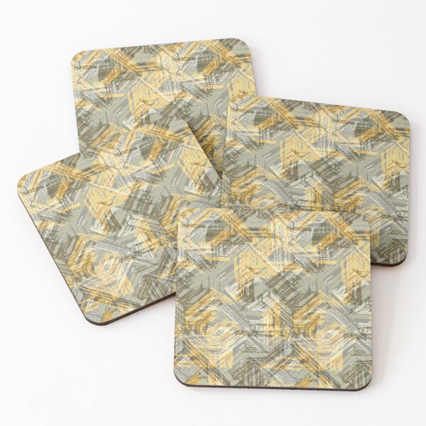 Item preview, Woodblock print geometric  designed and sold by Alessandro Remo Mazzoni Remotextiles.