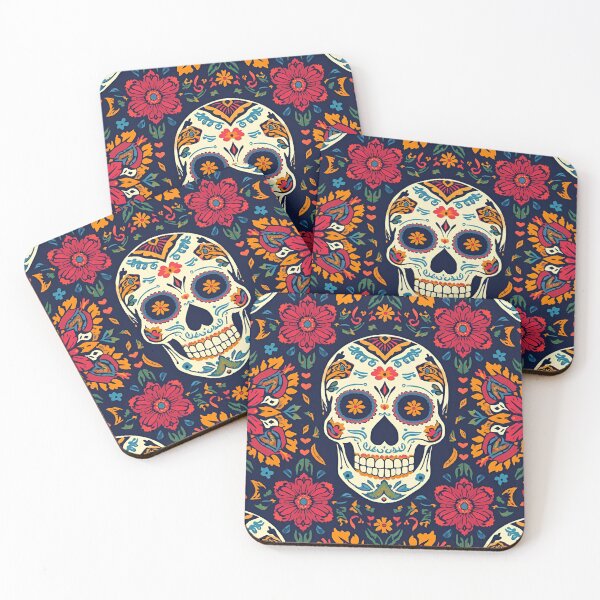 Item preview, Sugar Skull Halloween Skulls designed and sold by PatronesKawai.