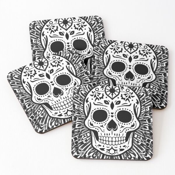 Item preview, Sugar Skull Halloween Skulls designed and sold by PatronesKawai.