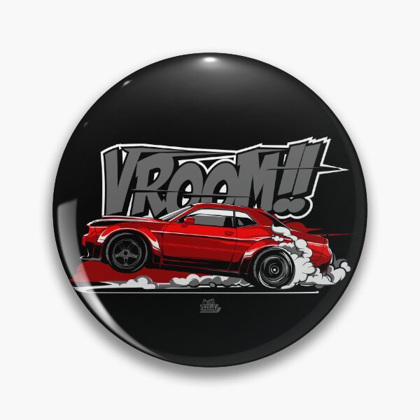 Item preview, Vroom Muscle Power | American Car Art designed and sold by TeeFuel.