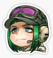Ela Chibi Head Sticker
