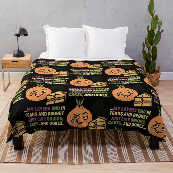 Item preview, Just Like Onions Cakes and Ogres My Layers End in Tears and Regret designed and sold by TeeTimeTreasure.