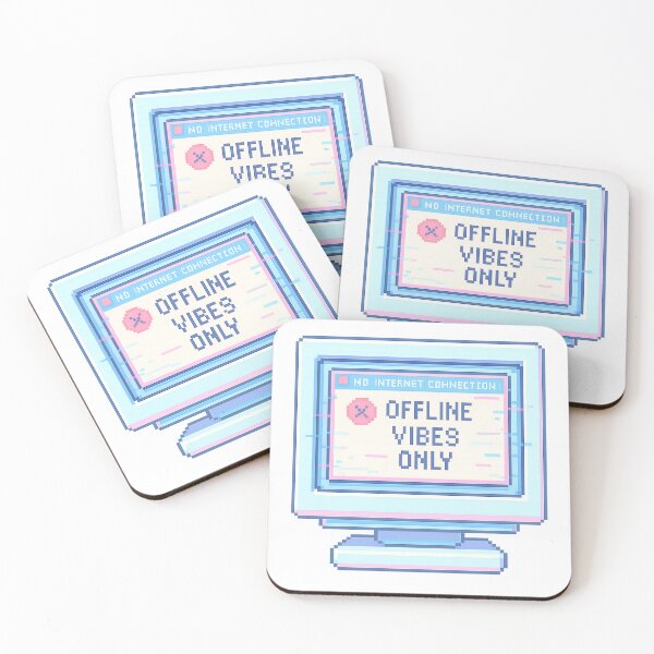 Item preview, Offline Vibes Only - Retro Computer Nostalgia Design designed and sold by FunnyPics4You.