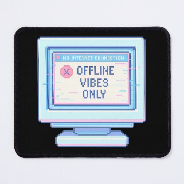 Item preview, Offline Vibes Only - Retro Computer Nostalgia Design designed and sold by FunnyPics4You.