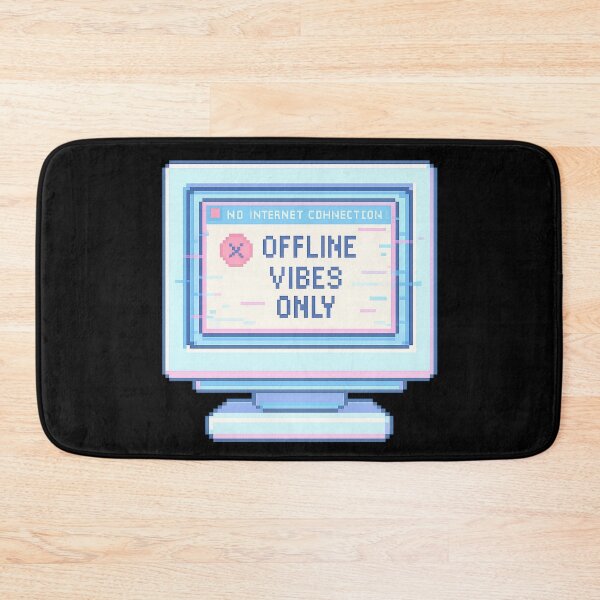 Item preview, Offline Vibes Only - Retro Computer Nostalgia Design designed and sold by FunnyPics4You.