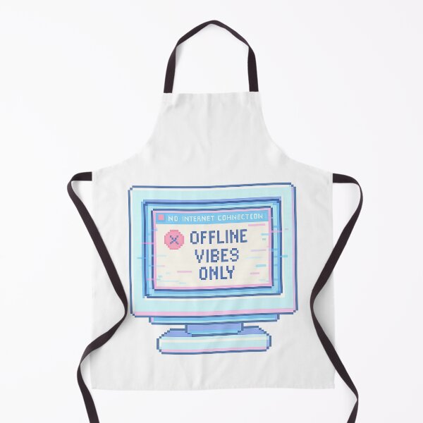 Item preview, Offline Vibes Only - Retro Computer Nostalgia Design designed and sold by FunnyPics4You.