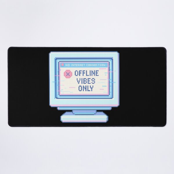 Item preview, Offline Vibes Only - Retro Computer Nostalgia Design designed and sold by FunnyPics4You.