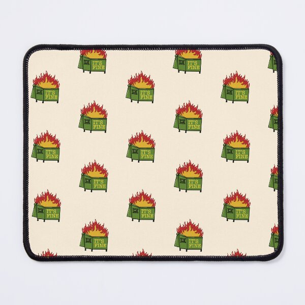 Item preview, Dumpster Fire It's Fine designed and sold by DumpsterCreatif.