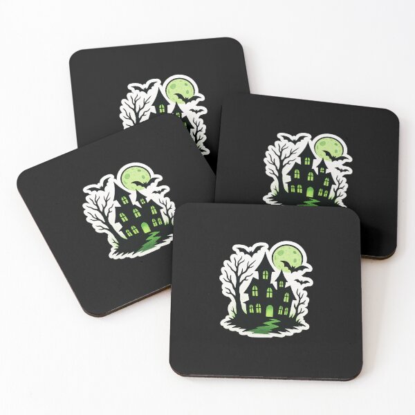 Item preview, Haunted House – Glow-in-the-Dark Halloween Design designed and sold by BoldApparel.