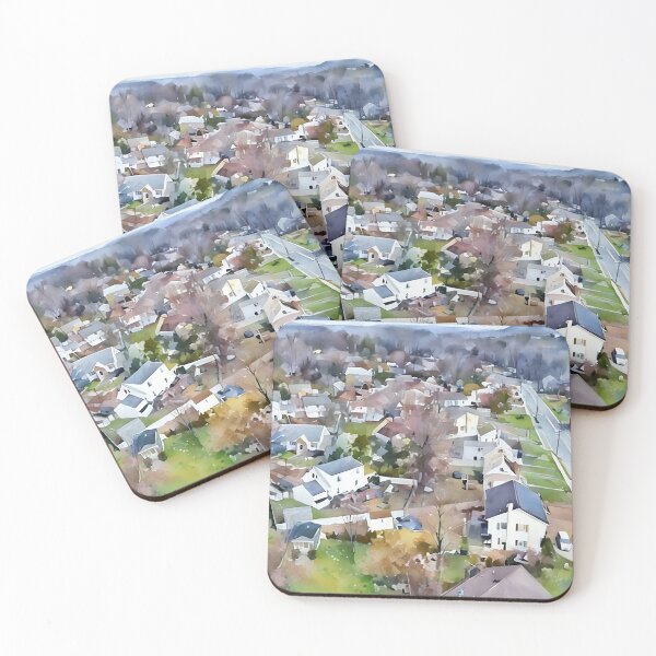 Item preview, Scattered Neighborhoods designed and sold by RCWatercolours.