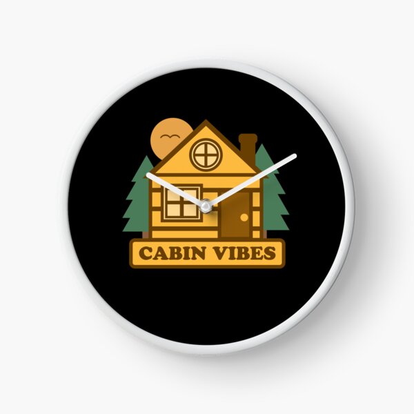 Item preview, Cozy Cabin Vibes - Rustic Retreat With Pine Trees And Sunset designed and sold by Shape Snip Studio.