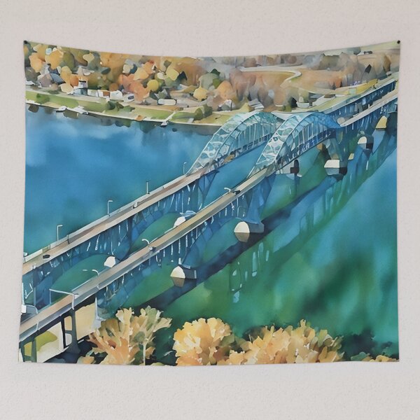 Item preview, Double Bridge designed and sold by RCWatercolours.