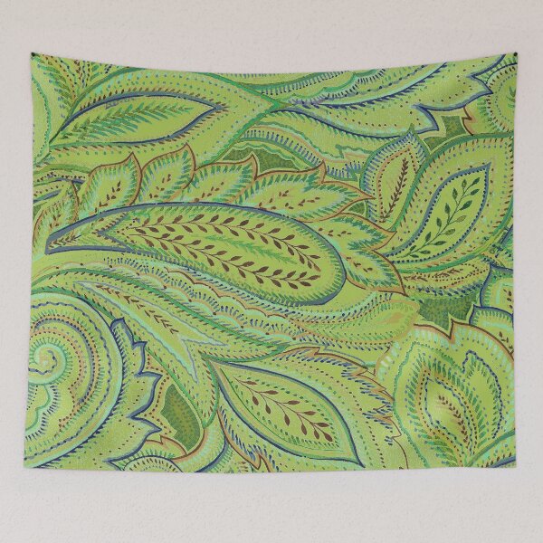 Item preview, paisley  avocado designed and sold by cobblehill.