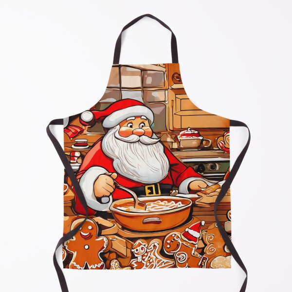 Item preview, Santa and the Gingerbread Men. designed and sold by Zofia Sosnecka.