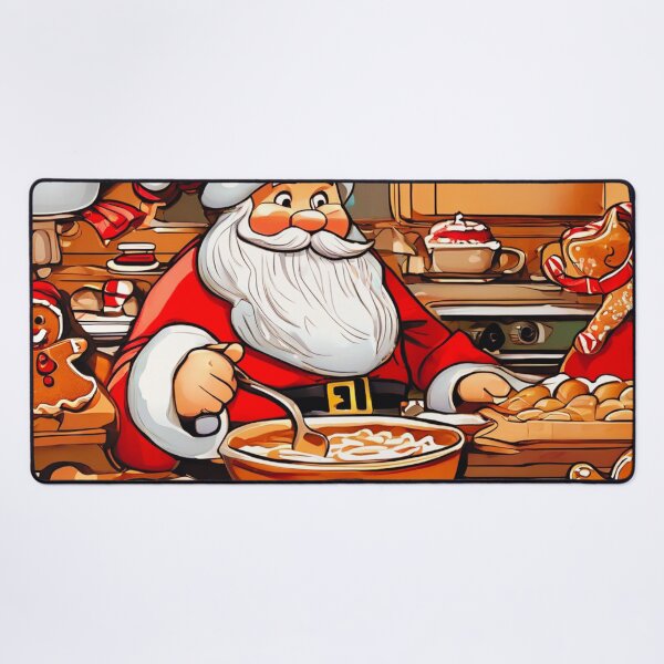 Item preview, Santa and the Gingerbread Men. designed and sold by Zofia Sosnecka.