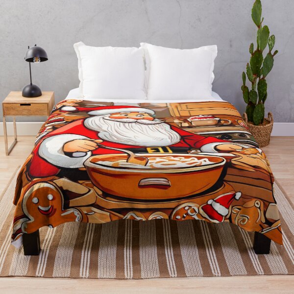 Item preview, Santa and the Gingerbread Men. designed and sold by Zofia Sosnecka.