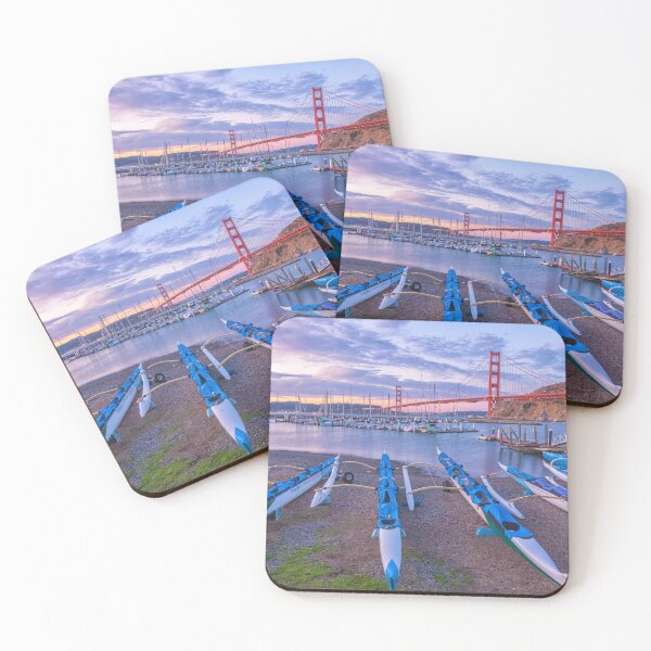 Item preview, Golden Gate Bridge and Outrigger Canoes designed and sold by jvnimages.