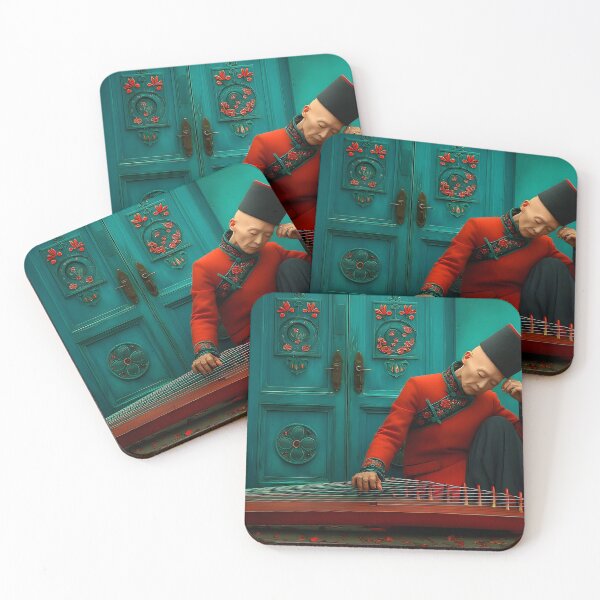 Item preview, Elegant Musician Playing a Traditional Instrument designed and sold by Artessie.