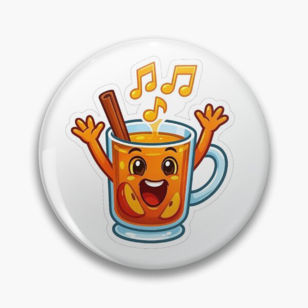 Item preview, Singing Apple Juice Sticker designed and sold by PixeloraFinds.