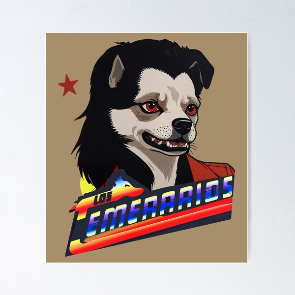 Item preview, Copy of halloween horror,Los Temerarios Dog Meme designed and sold by gear-posters.