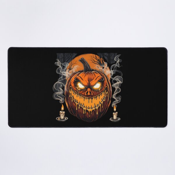 Item preview, halloween horror Creepy Pumpkin Face Artwork for Halloween Night designed and sold by Uglyandcute.