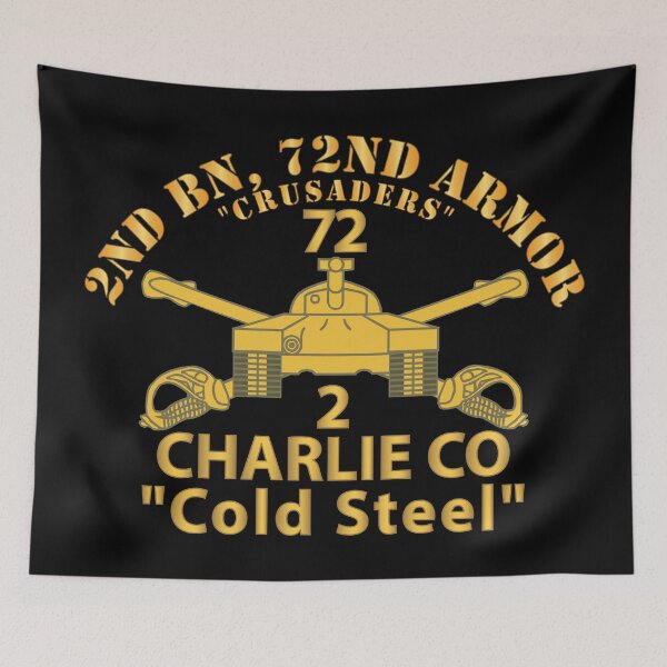Item preview, Army - 2nd Bn, 72nd Armor - Crusaders - C  Co, Cold Steel - Armor Branch wo US Army X 300 designed and sold by Military Insignia Products.