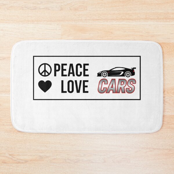 Item preview, Peace Love Cars – Funny & Cool Car Lover designed and sold by LuxeGraphix.