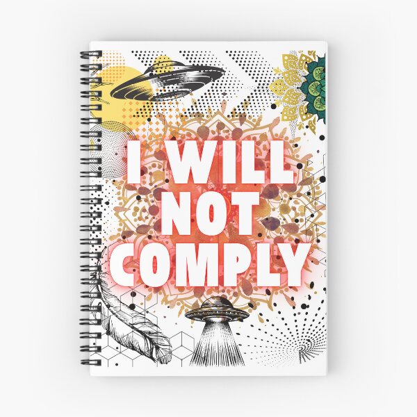Item preview, Rebel energy 'I will not comply' spirit of independence and free thinking designed and sold by HowAboutTee.