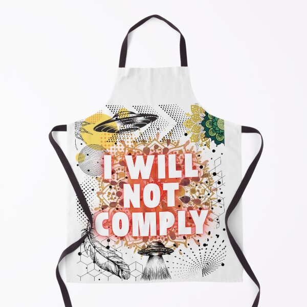 Item preview, Rebel energy 'I will not comply' spirit of independence and free thinking designed and sold by HowAboutTee.