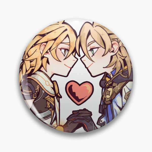 Item preview, Genshin Impact Albedo Aether Heart designed and sold by f3nhix.