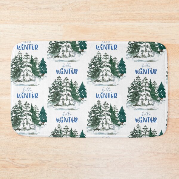 Item preview, Hello Winter – Snowy Forest Landscape Design designed and sold by lumar23.