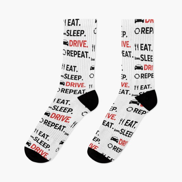 Item preview, Eat Sleep Drive Repeat – Funny & Motivational Car Lover designed and sold by LuxeGraphix.