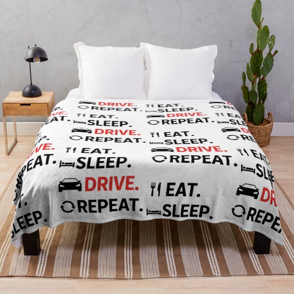 Item preview, Eat Sleep Drive Repeat – Funny & Motivational Car Lover designed and sold by LuxeGraphix.