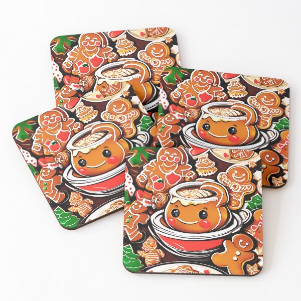 Item preview, Santa and the Gingerbread Men.  designed and sold by Zofia Sosnecka.
