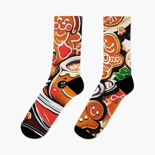 Item preview, Santa and the Gingerbread Men.  designed and sold by Zofia Sosnecka.