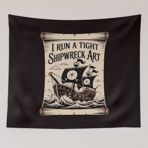 Item preview, I Run A Tight Shipwreck Art designed and sold by Redgiant87x.