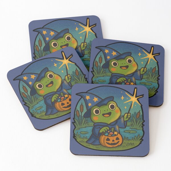 Item preview, Wizard Frog Halloween Magic designed and sold by MythicPixel.