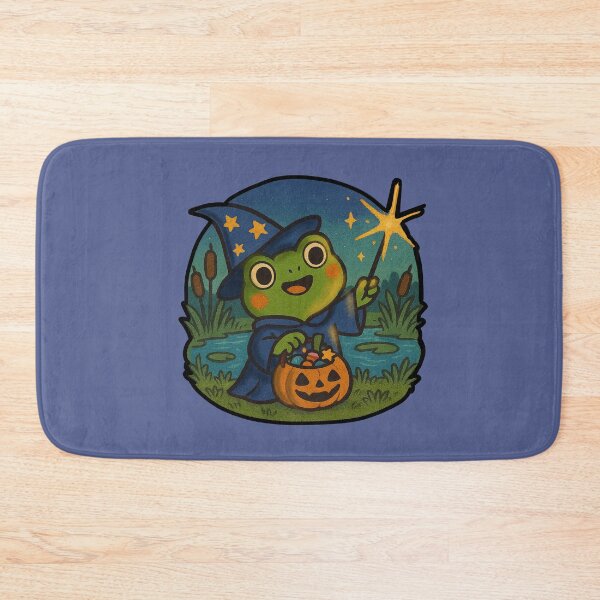 Item preview, Wizard Frog Halloween Magic designed and sold by MythicPixel.