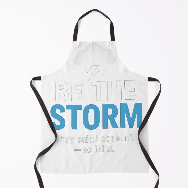 Item preview, Be The Storm – Motivational Quote Design | Power & Confidence designed and sold by BlackStarShop77.