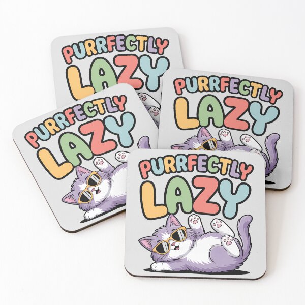Item preview, Purrfectly Lazy Cute Cat Nap Retro Style Art designed and sold by BlizzStyle.