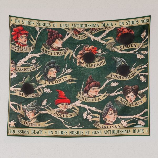 Item preview, Noble house of black Family tree designed and sold by NomiBee.