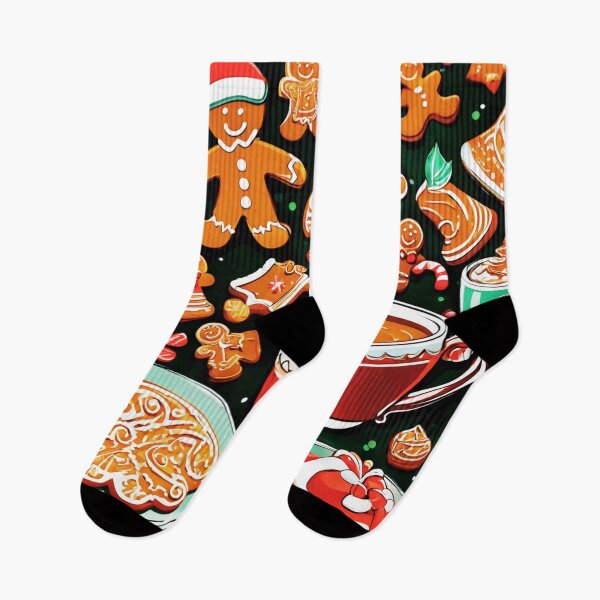 Item preview, Santa and the Gingerbread Men.  designed and sold by Zofia Sosnecka.