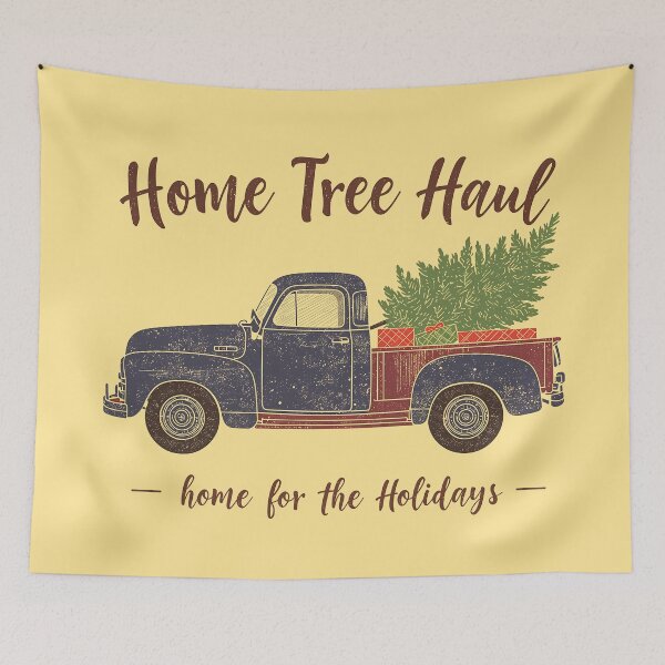 Item preview, Home Tree Haul, Home For The Holidays (Christmas theme) designed and sold by DoceVaga.