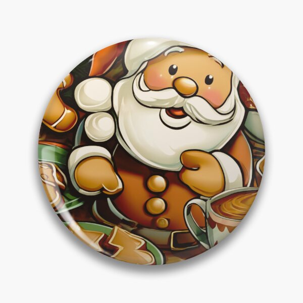 Artikelvorschau, Der Weihnachtsmann und die Lebkuchenmänner. entworfen und verkauft von Zofia Sosnecka.