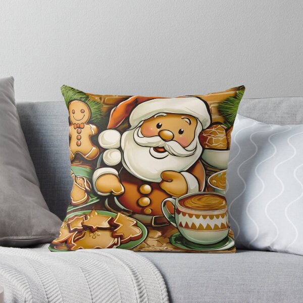 Item preview, Santa and the Gingerbread Men. designed and sold by Zofia Sosnecka.