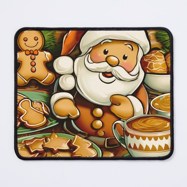 Item preview, Santa and the Gingerbread Men. designed and sold by Zofia Sosnecka.
