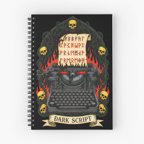 Item preview, Dark Script: Vintage Occult Typewriter designed and sold by CoffinsArt.